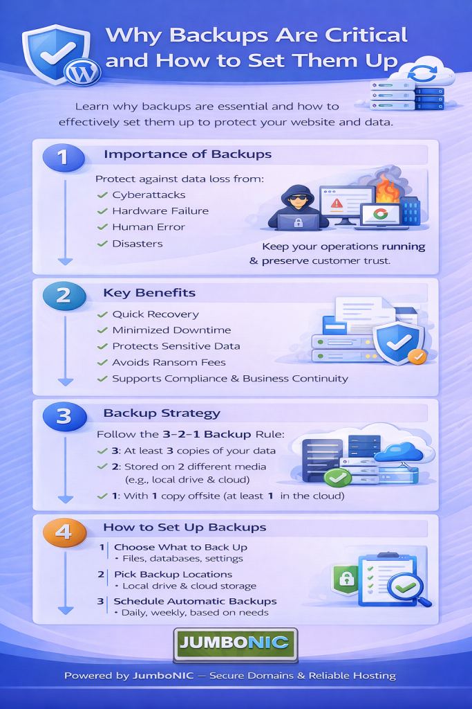 Why Backups Are Critical and How to Set Them Up