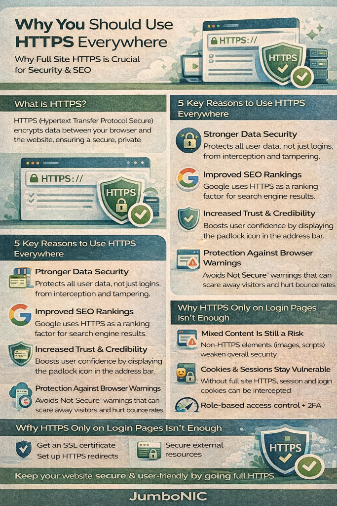 Why You Should Use HTTPS Everywhere — Not Just on Login Pages
