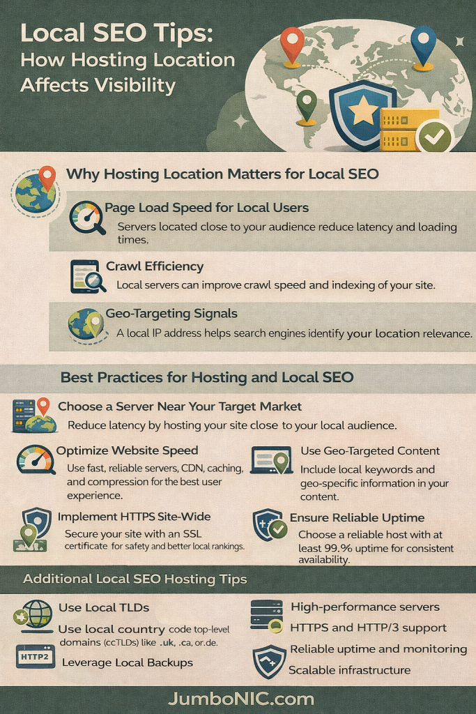 Local SEO Tips: How Hosting Location Affects Visibility