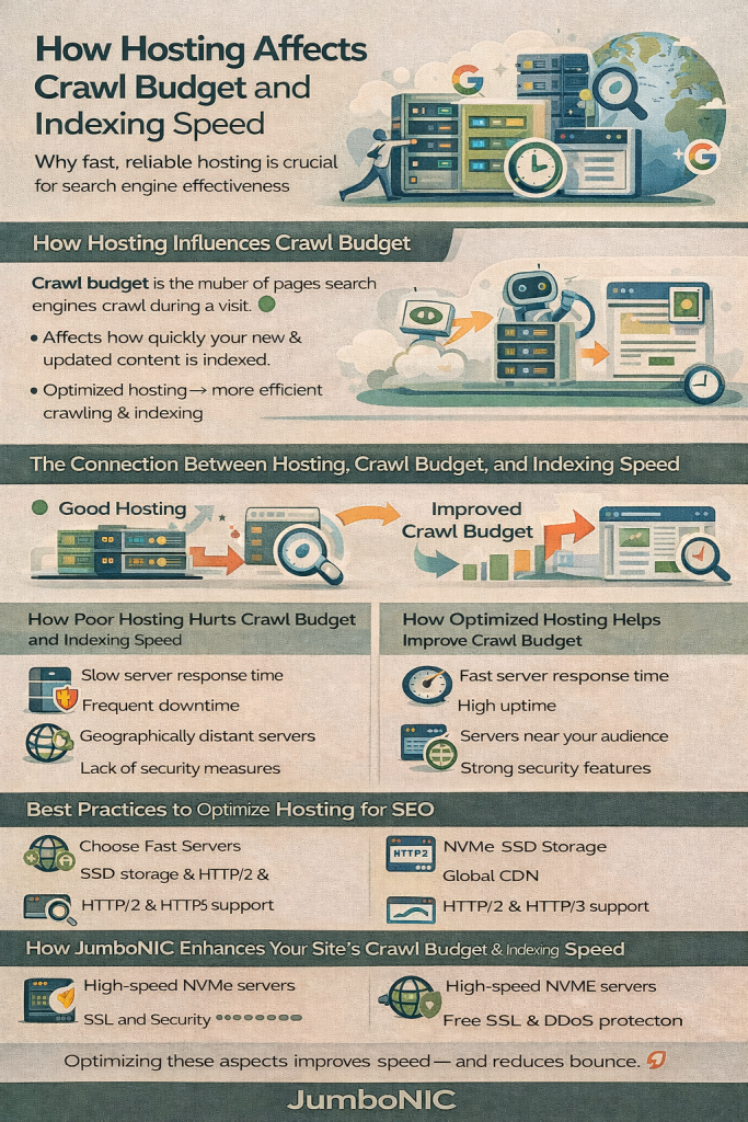 How Hosting Affects Crawl Budget and Indexing Speed