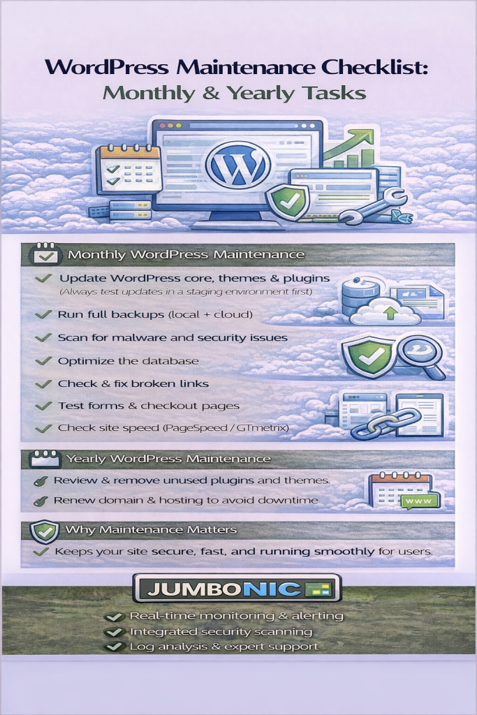 WordPress Maintenance Checklist