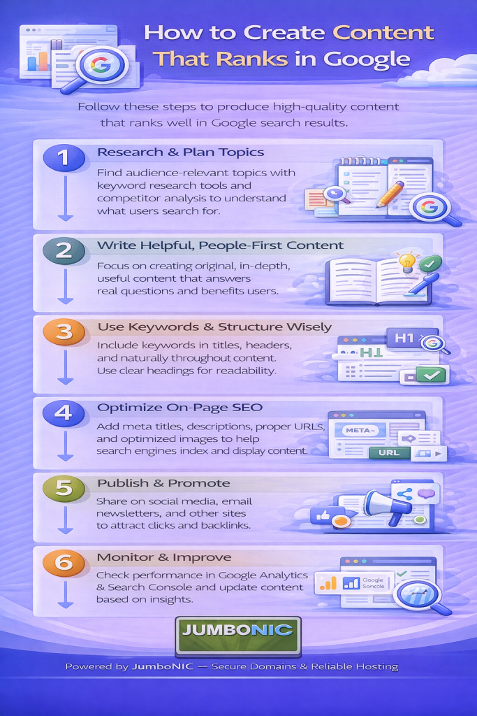 How to Create Content That Ranks in Google