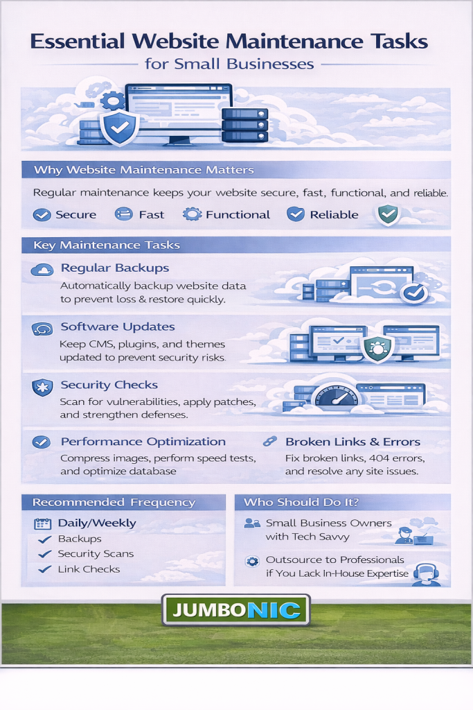 Essential Website Maintenance Tasks for Small Businesses