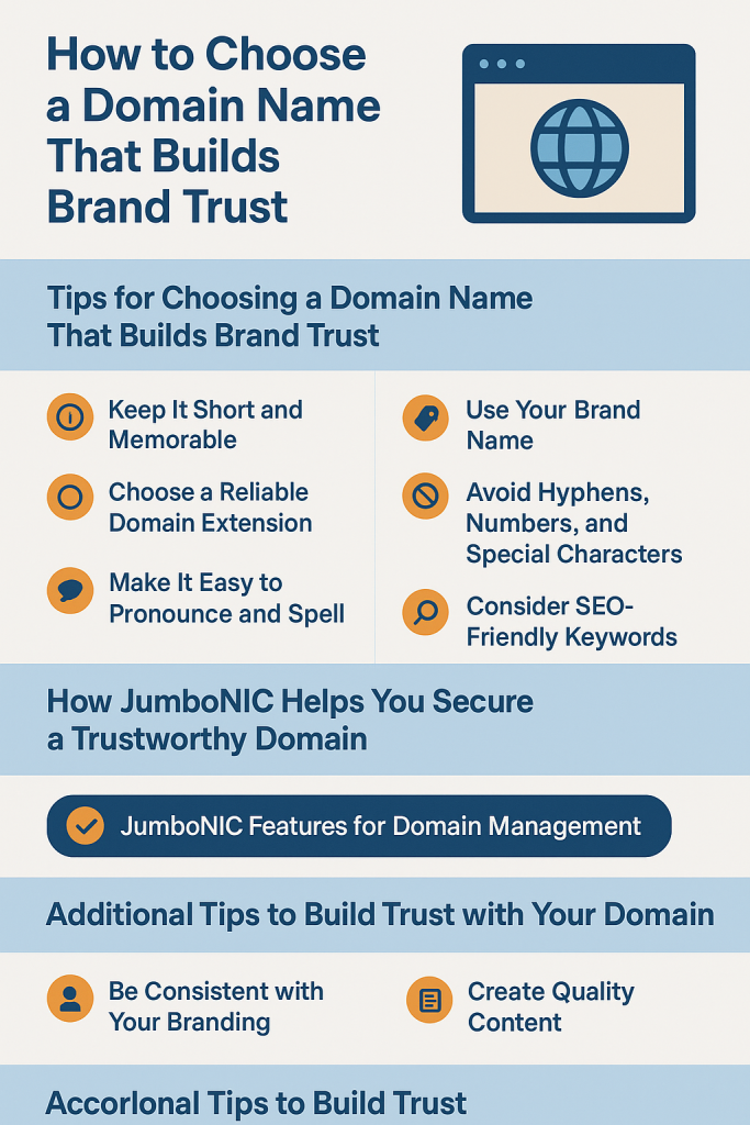 How to Choose a Domain Name That Builds Brand Trust