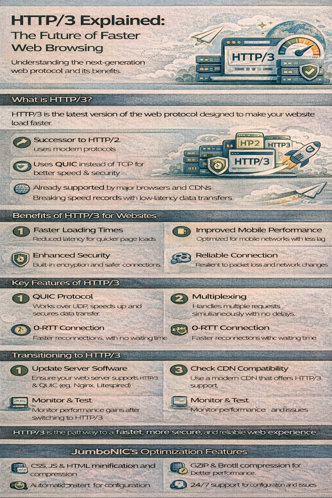 HTTP/3 Explained: The Future of Faster Web Browsing