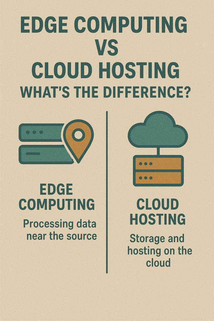 Edge Computing vs Cloud Hosting: What’s the Difference?