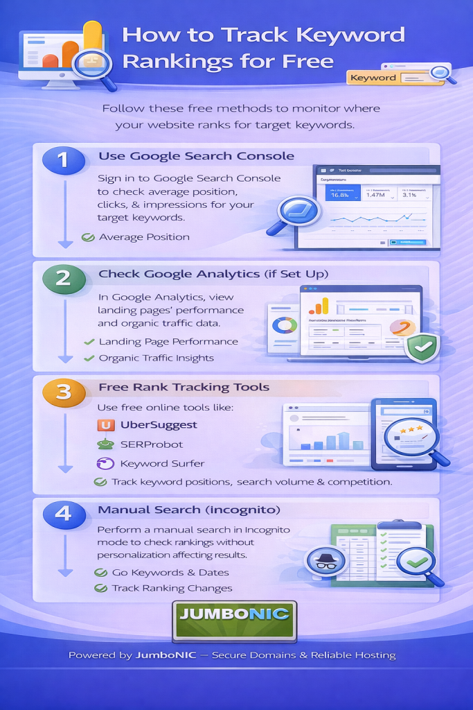 How to Track Keyword Rankings for Free