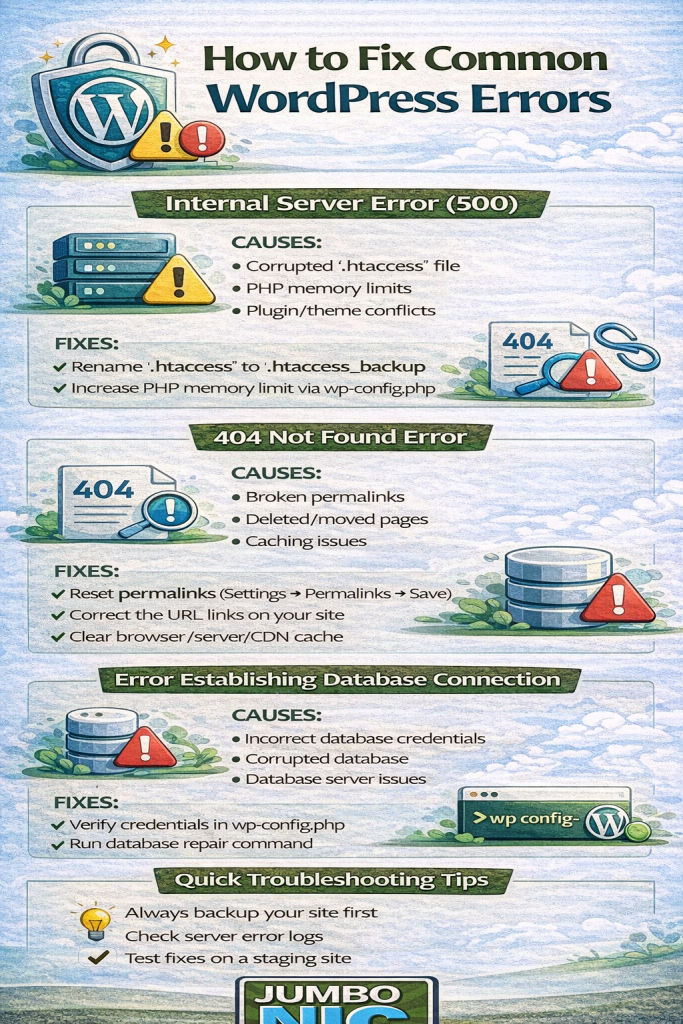 How to Fix Common WordPress Errors