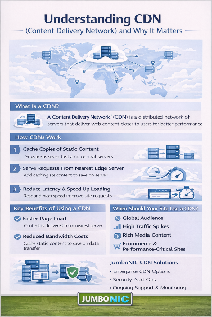 Understanding CDN (Content Delivery Network) and Why It Matters: A JumboNIC Guide