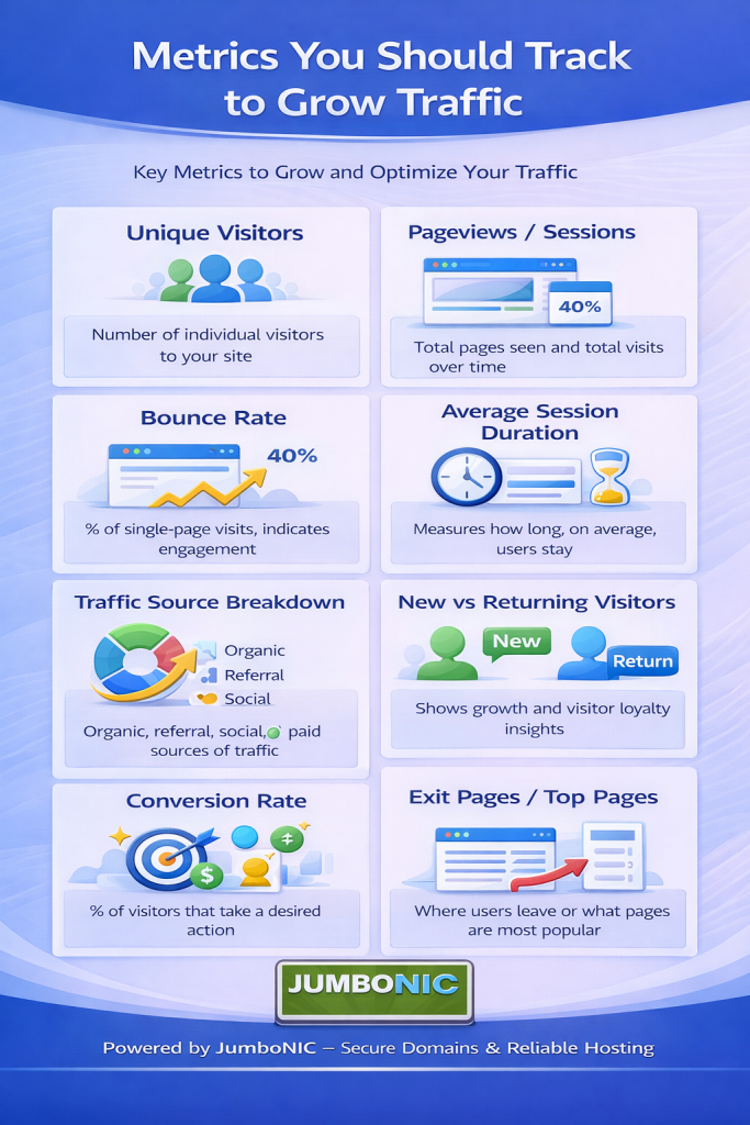 Metrics You Should Track to Grow Traffic