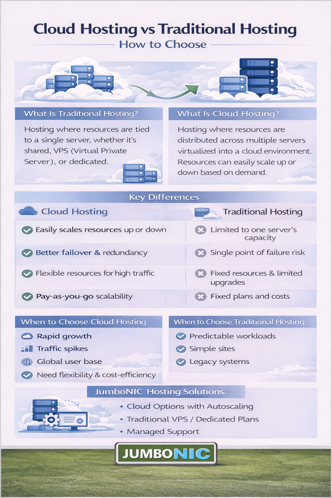 How to Choose Between Cloud Hosting and Traditional Hosting
